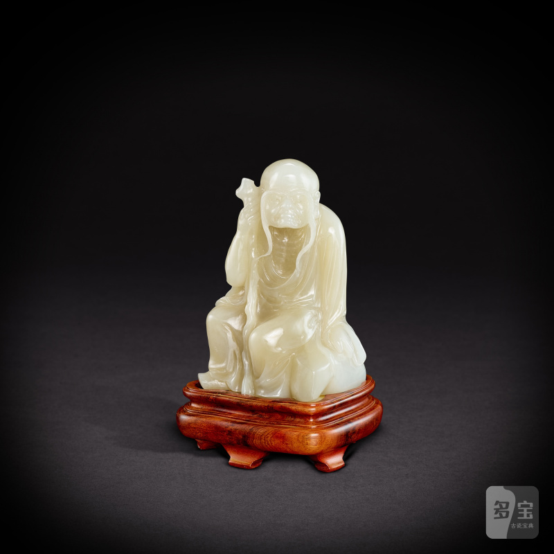A set of eighteen jade Luohan figures, 20th century | 二十世紀 玉雕十八羅漢一套 - 图15